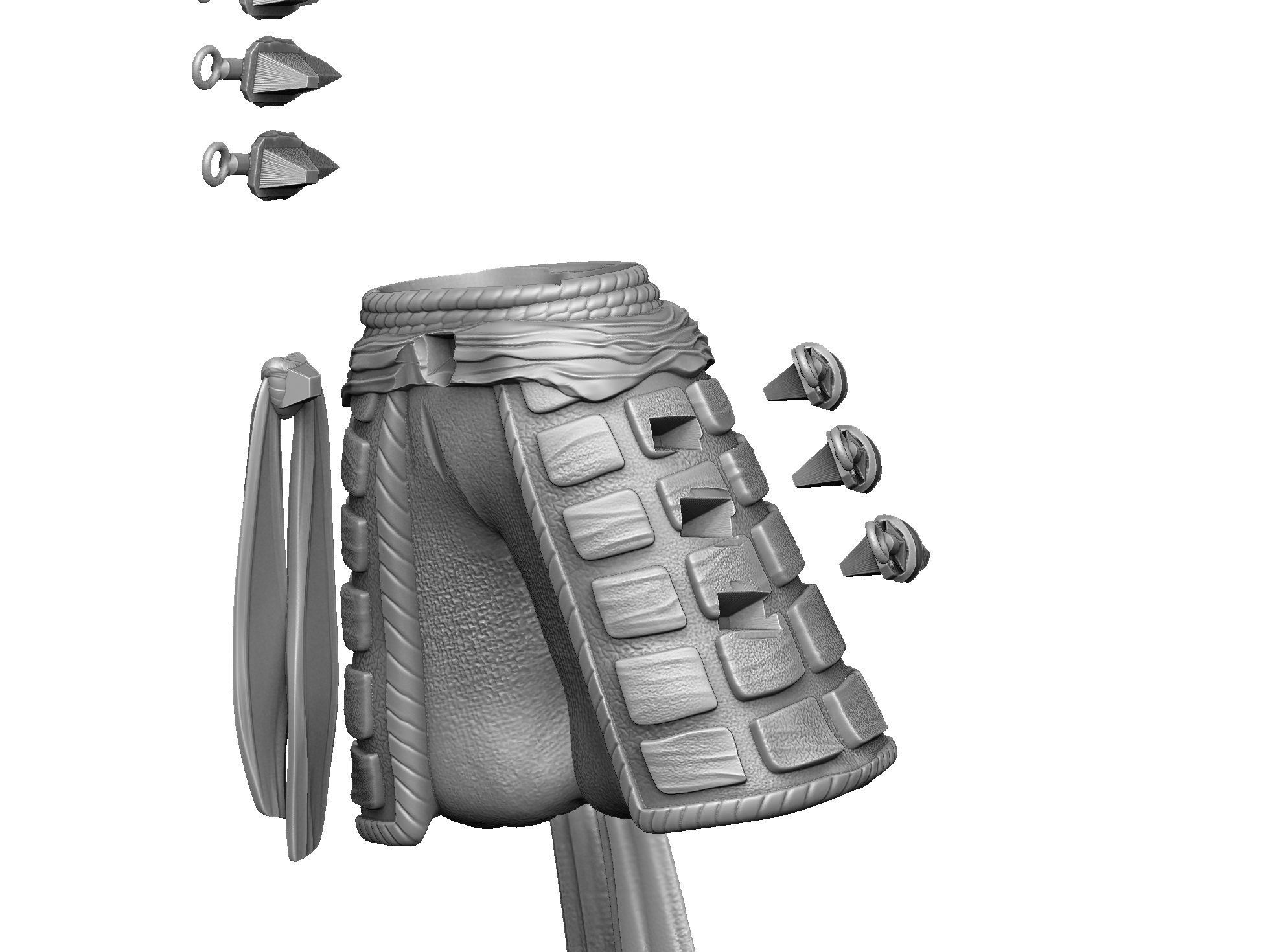 RYU HAYABUSA Ninja Gaiden with a sword 2 options for 3D printing 3D print model_46