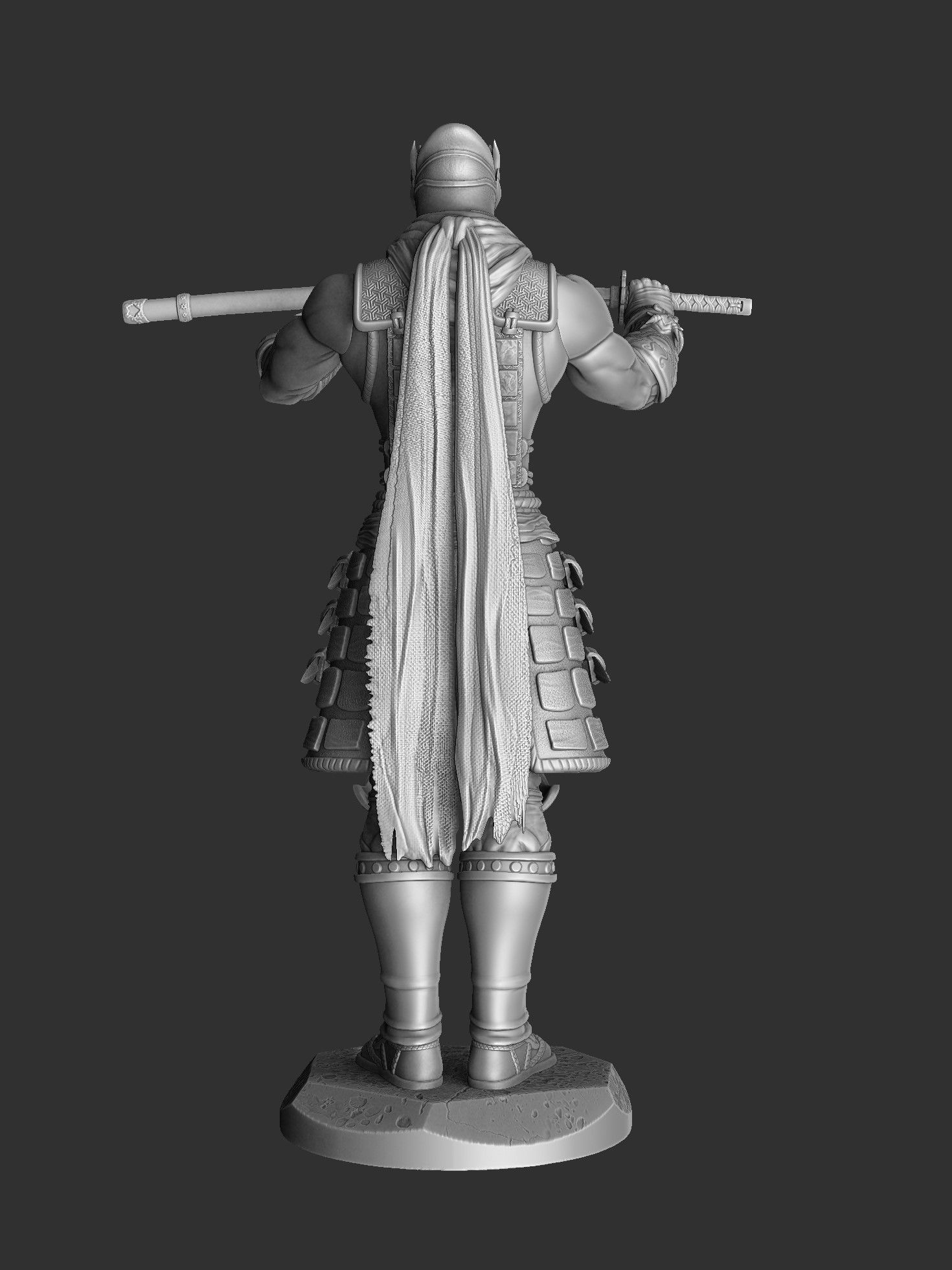 RYU HAYABUSA Ninja Gaiden with a sword 2 options for 3D printing 3D print model_58