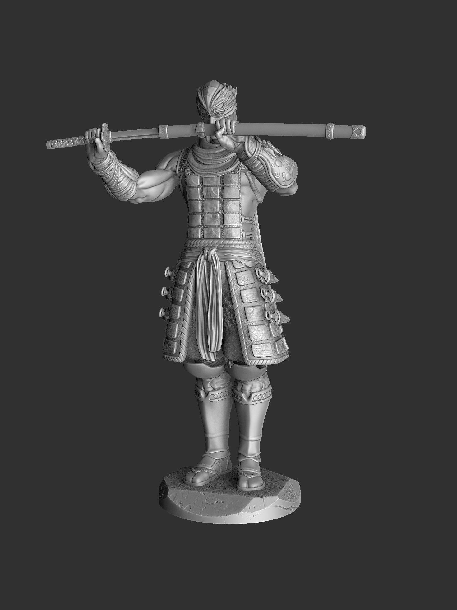 RYU HAYABUSA Ninja Gaiden with a sword 2 options for 3D printing 3D print model_48