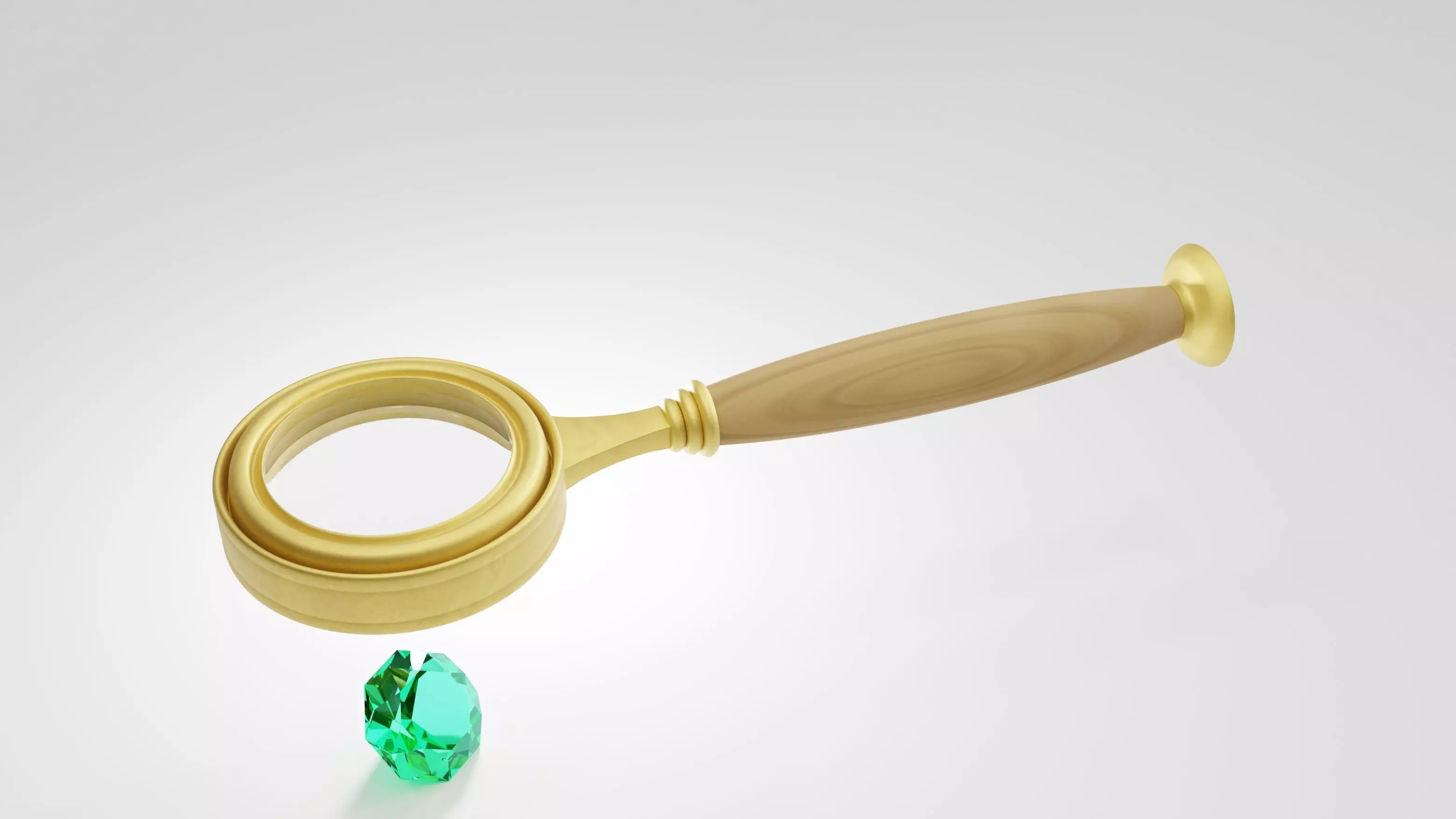 MAGNIFIYING loop Free low-poly 3D model