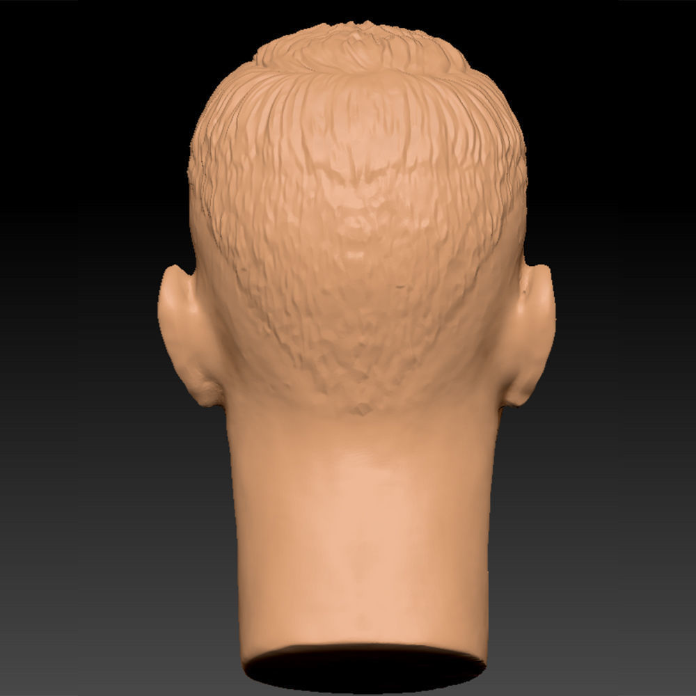 The Forrest Gump Tom Hanks Head sculpture 3D print model 3D print model_2