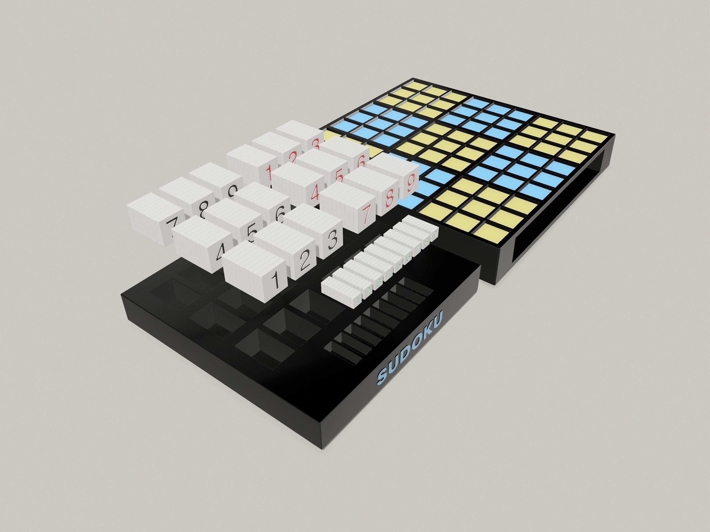 SUDOKU 3D model_2