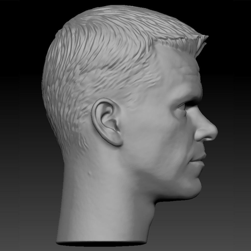 The Bourne Identity Matt Damon Head sculpture 3D print model 3D print model_5