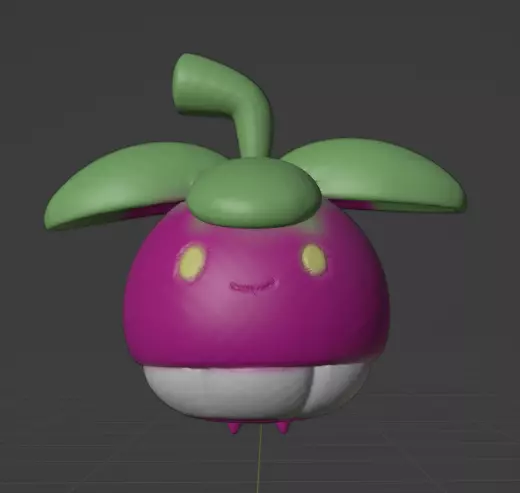 Bounsweet 3D print model_0