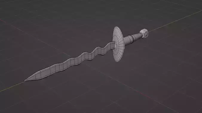 Printable kris dagger