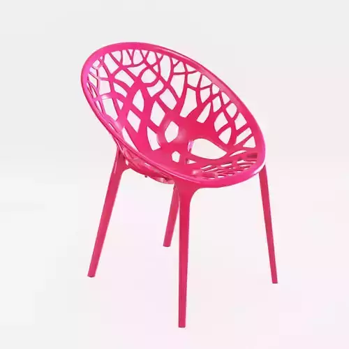 Plastic Chair Geometric 3D model