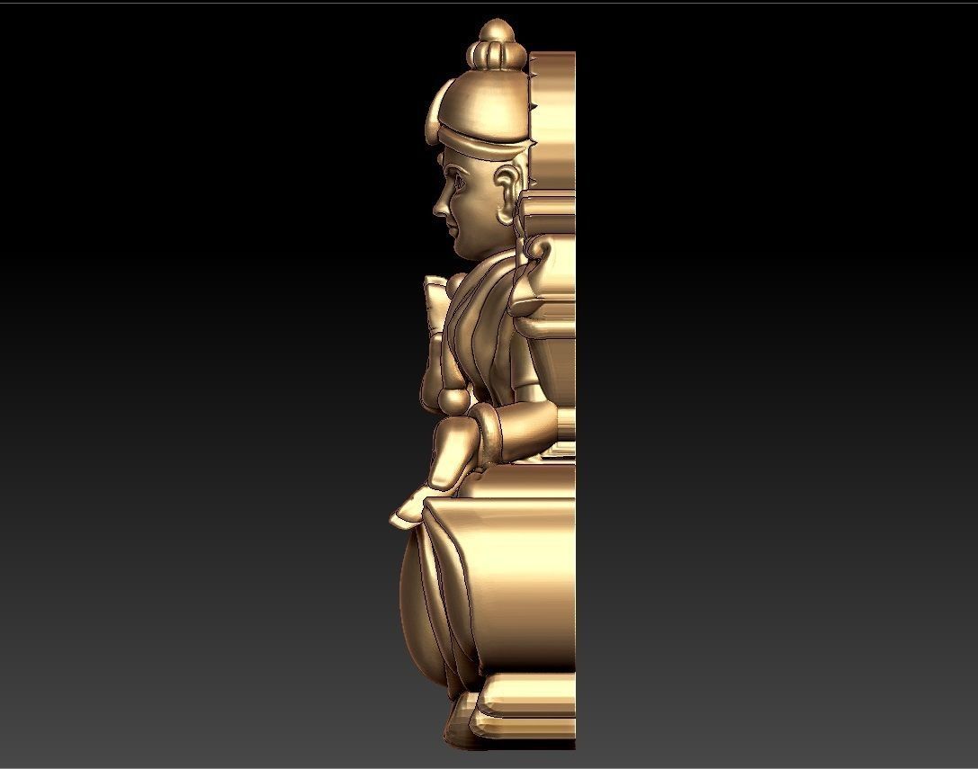 LAKSHMI PENDENT 3D print model_2