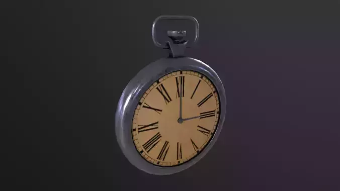 Old Pocket Watch 3D Model