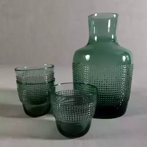 Structured Glass Tumbler