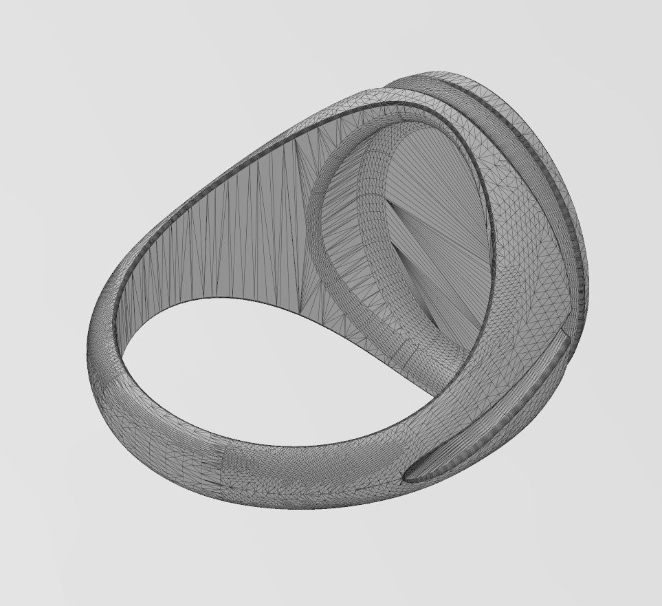 Grooved oval signet US sizes 7to10 3D print model_13