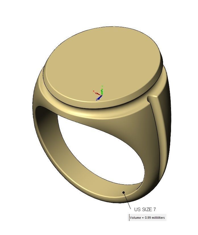 Grooved oval signet US sizes 7to10 3D print model_15