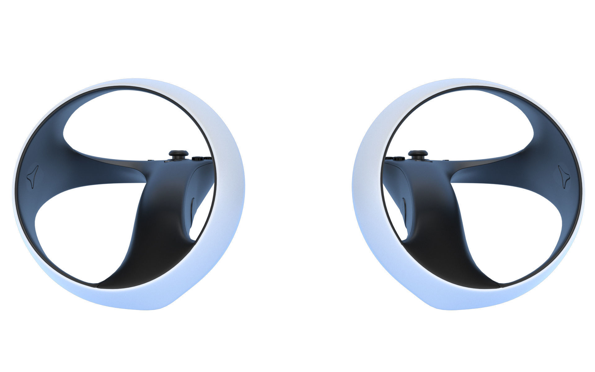 Sony Playstation VR 2 with Sense Controller 3D model_45