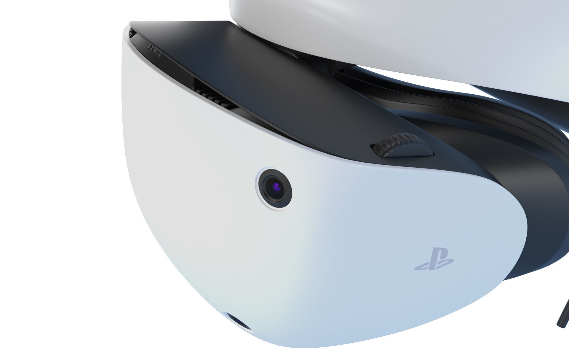 Sony Playstation VR 2 with Sense Controller 3D model_16