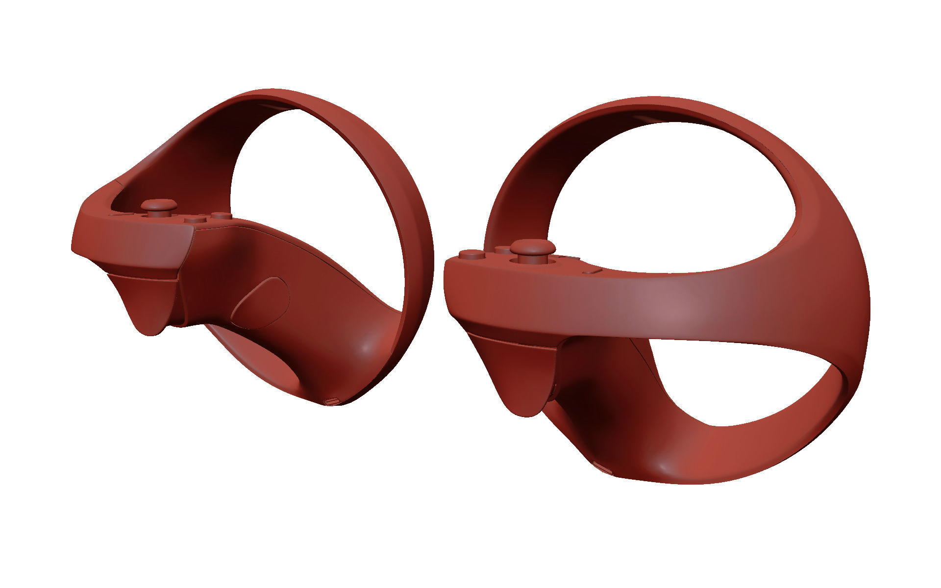 Sony Playstation VR 2 with Sense Controller 3D model_56