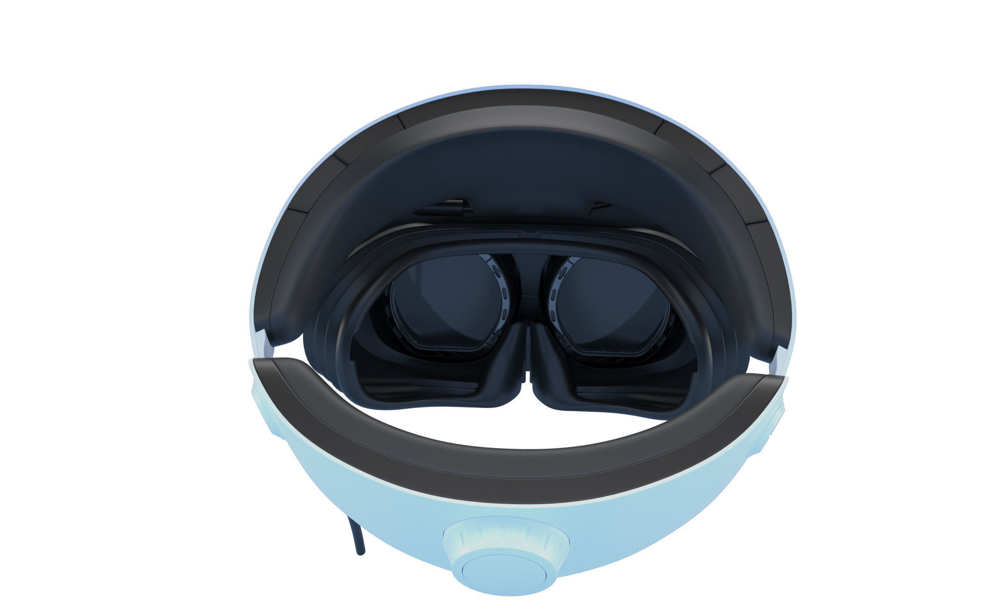 Sony Playstation VR 2 with Sense Controller 3D model_24