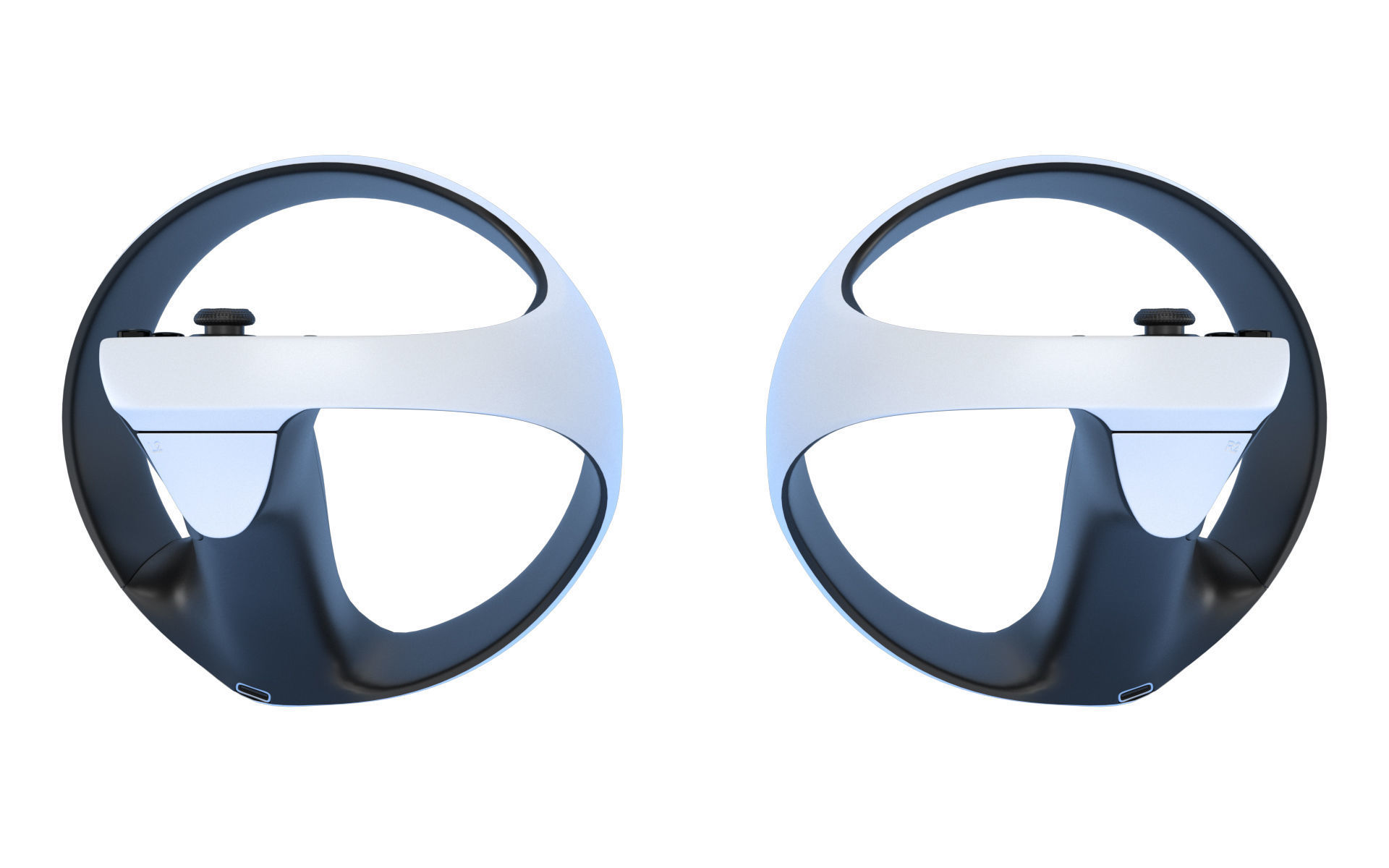 Sony Playstation VR 2 with Sense Controller 3D model_49