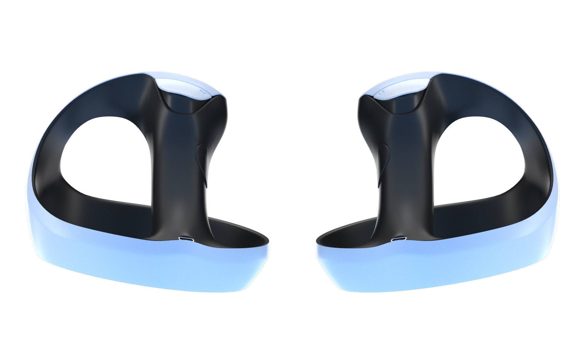 Sony Playstation VR 2 with Sense Controller 3D model_50