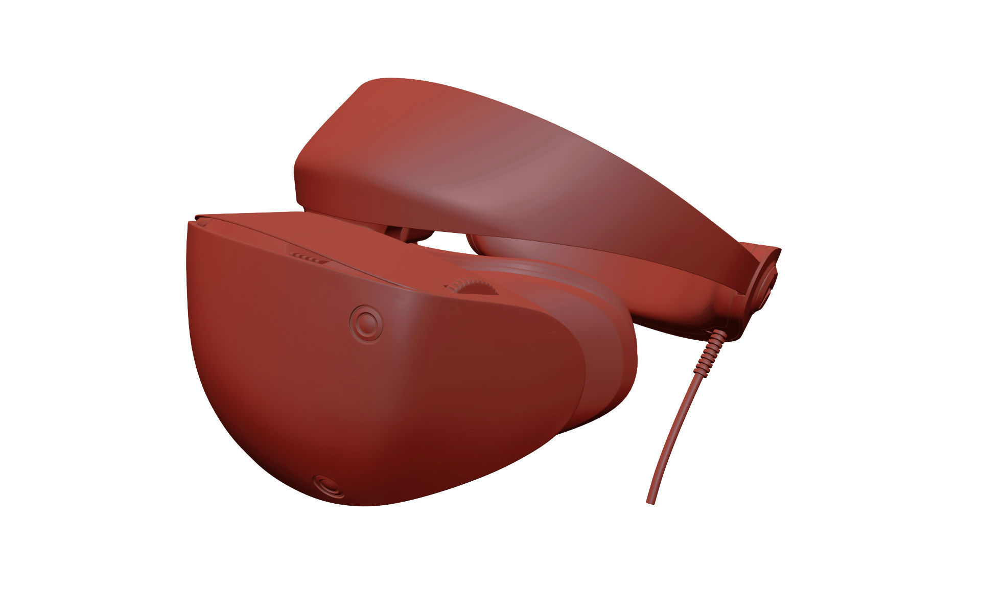 Sony Playstation VR 2 with Sense Controller 3D model_28