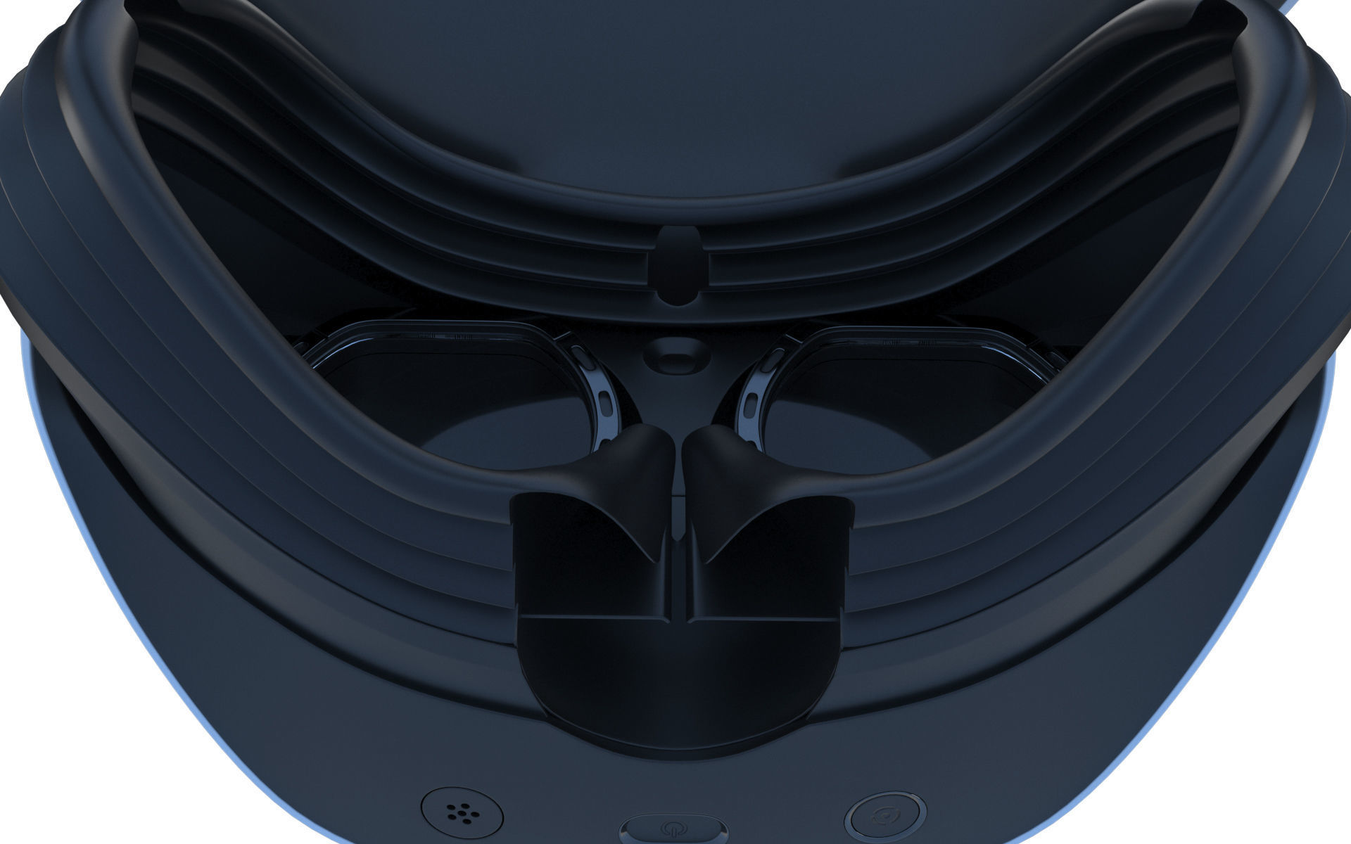 Sony Playstation VR 2 with Sense Controller 3D model_26