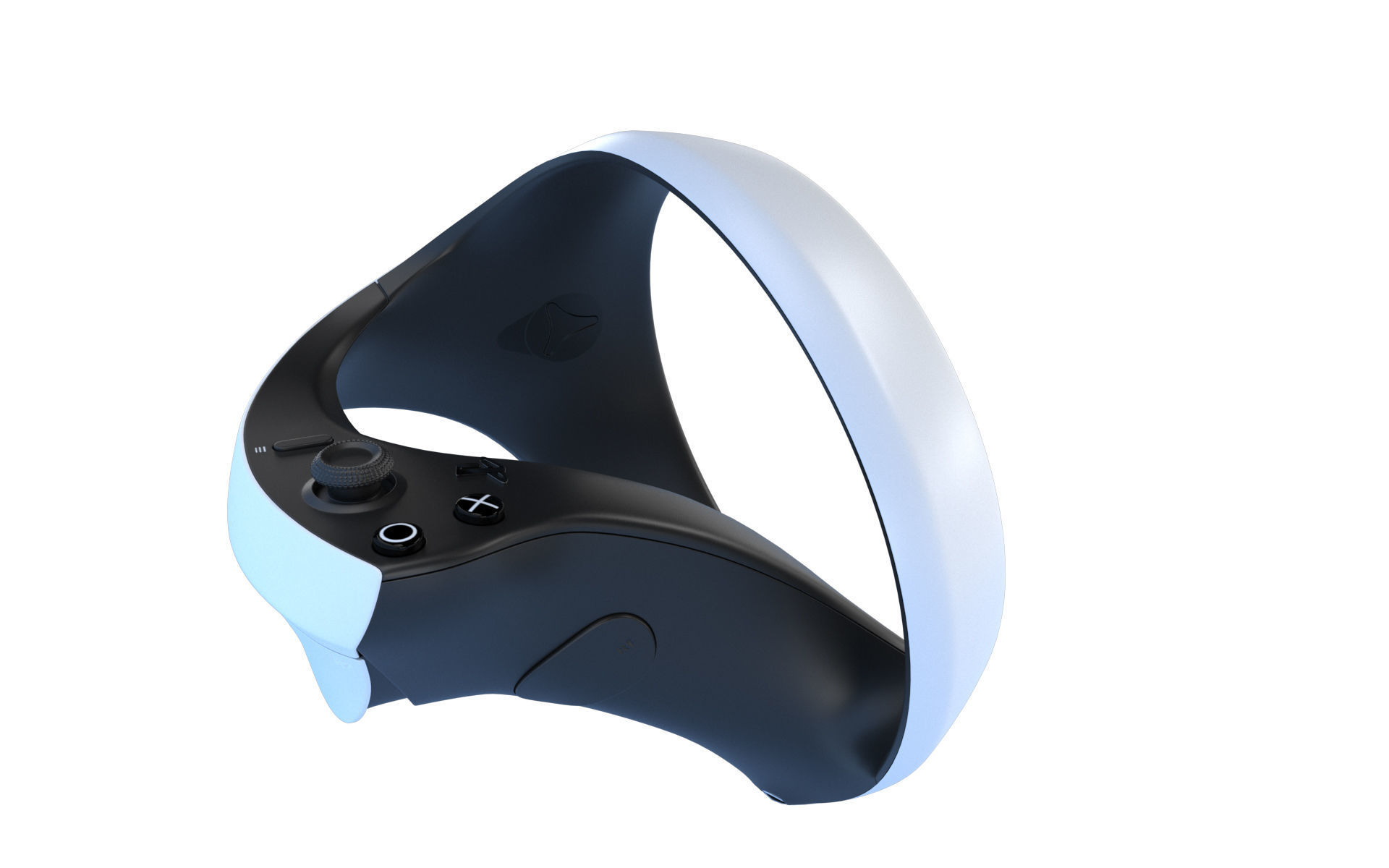 Sony Playstation VR 2 with Sense Controller 3D model_36