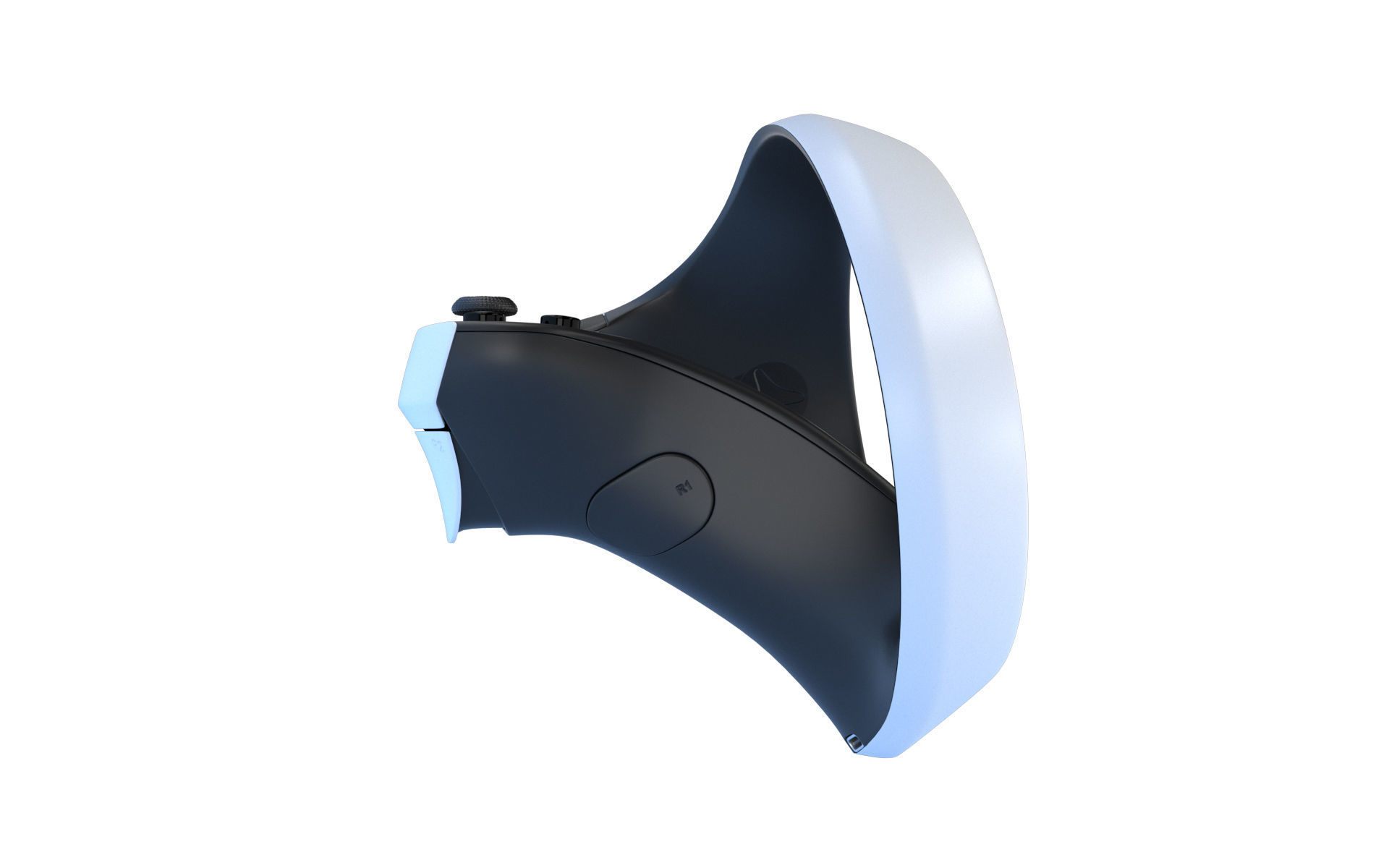 Sony Playstation VR 2 with Sense Controller 3D model_38