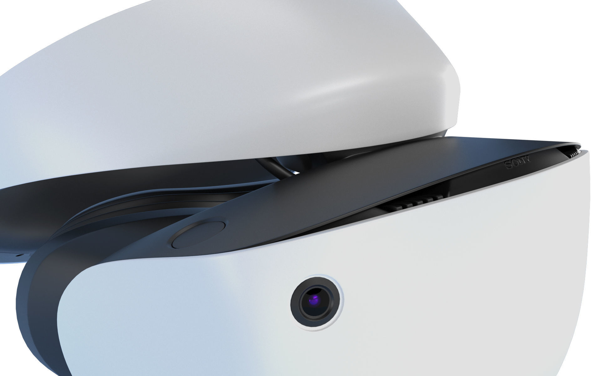 Sony Playstation VR 2 with Sense Controller 3D model_22