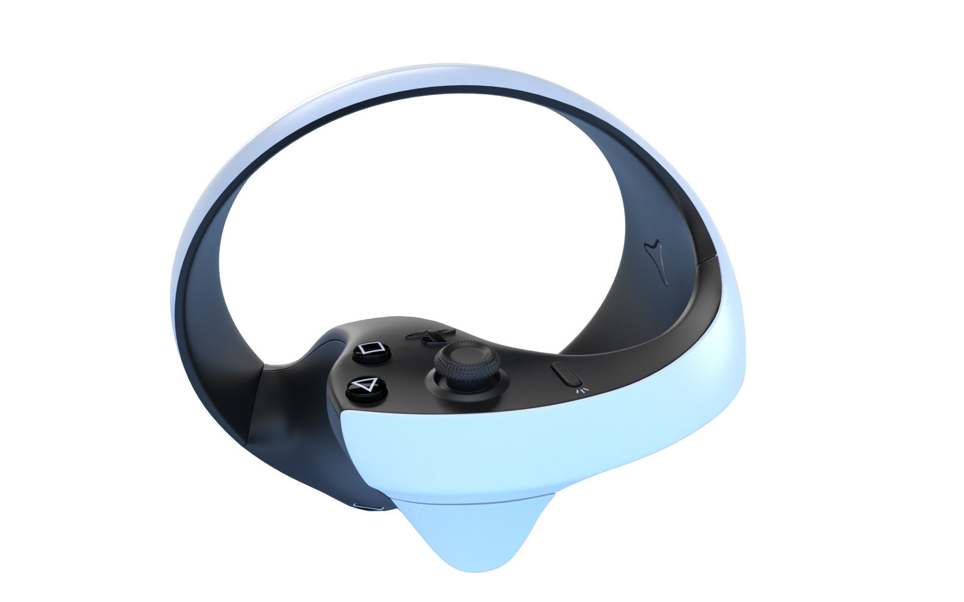 Sony Playstation VR 2 with Sense Controller 3D model_40