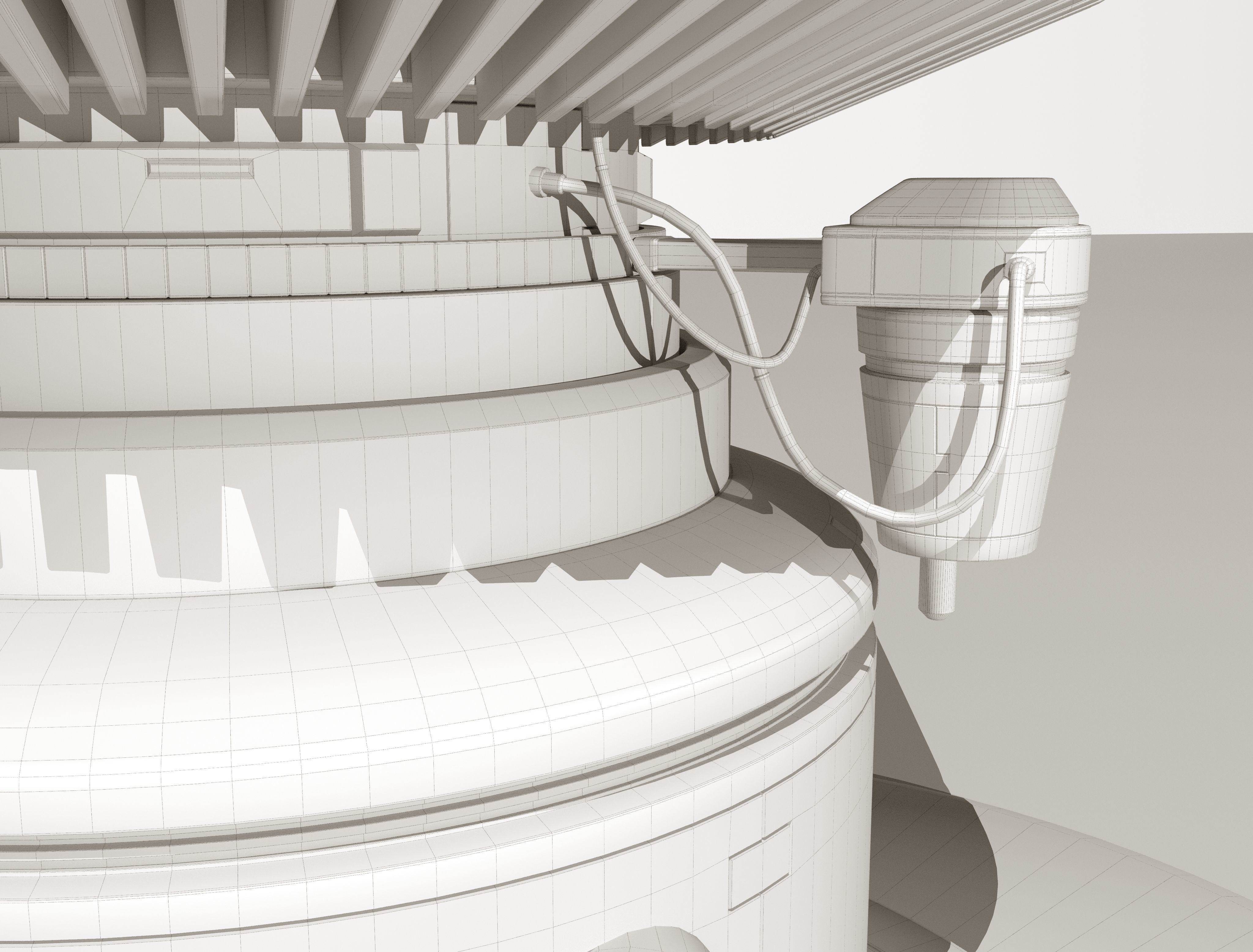 Sci-Fi Moisture Tower 3D model_16