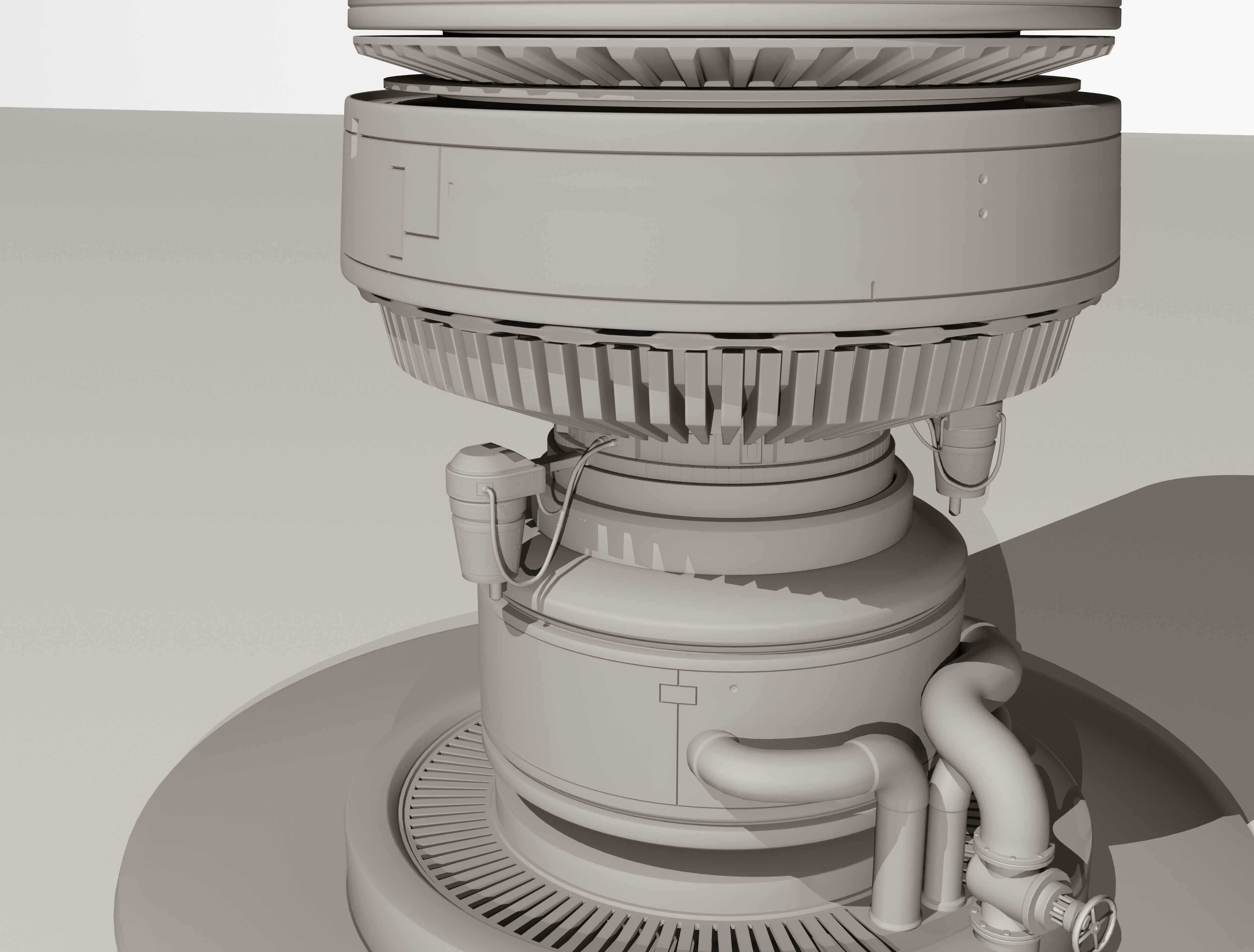 Sci-Fi Moisture Tower 3D model_12