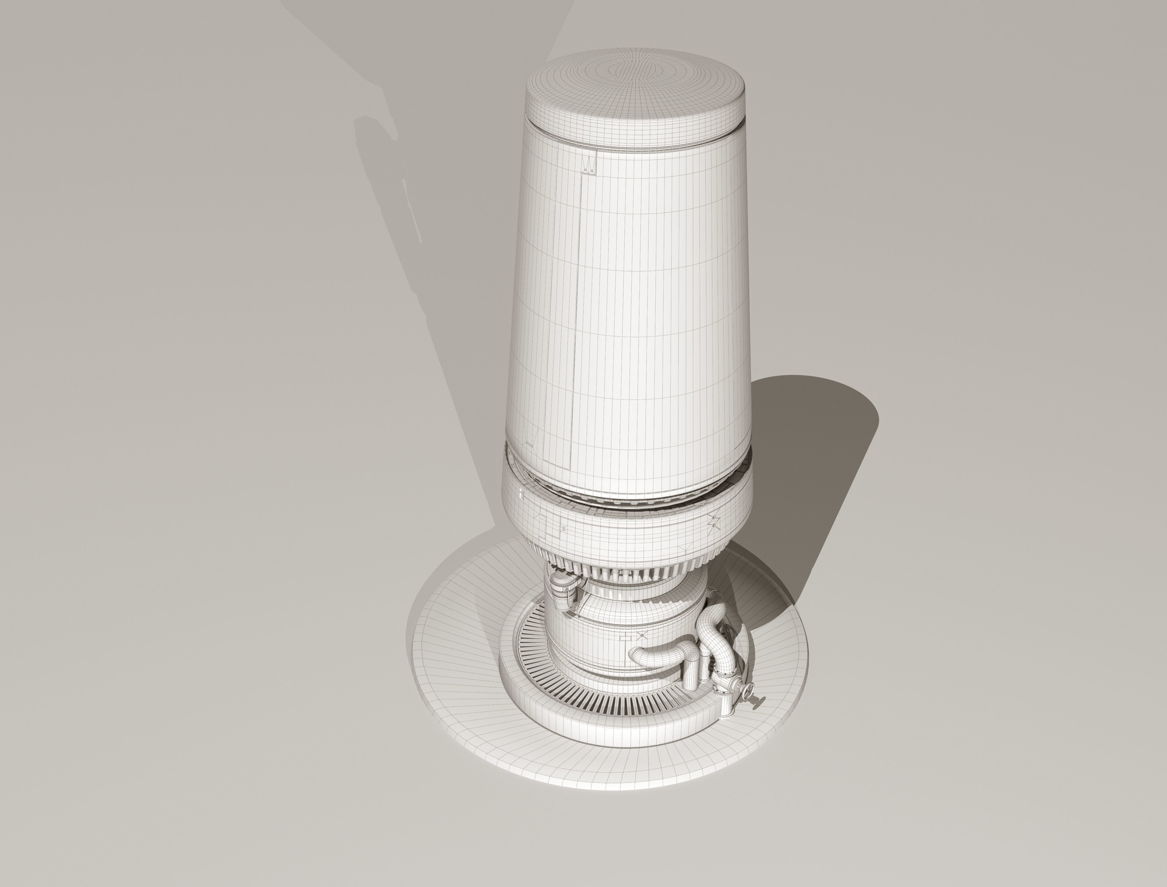 Sci-Fi Moisture Tower 3D model_19
