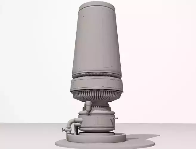 Sci-Fi Moisture Tower 3D model