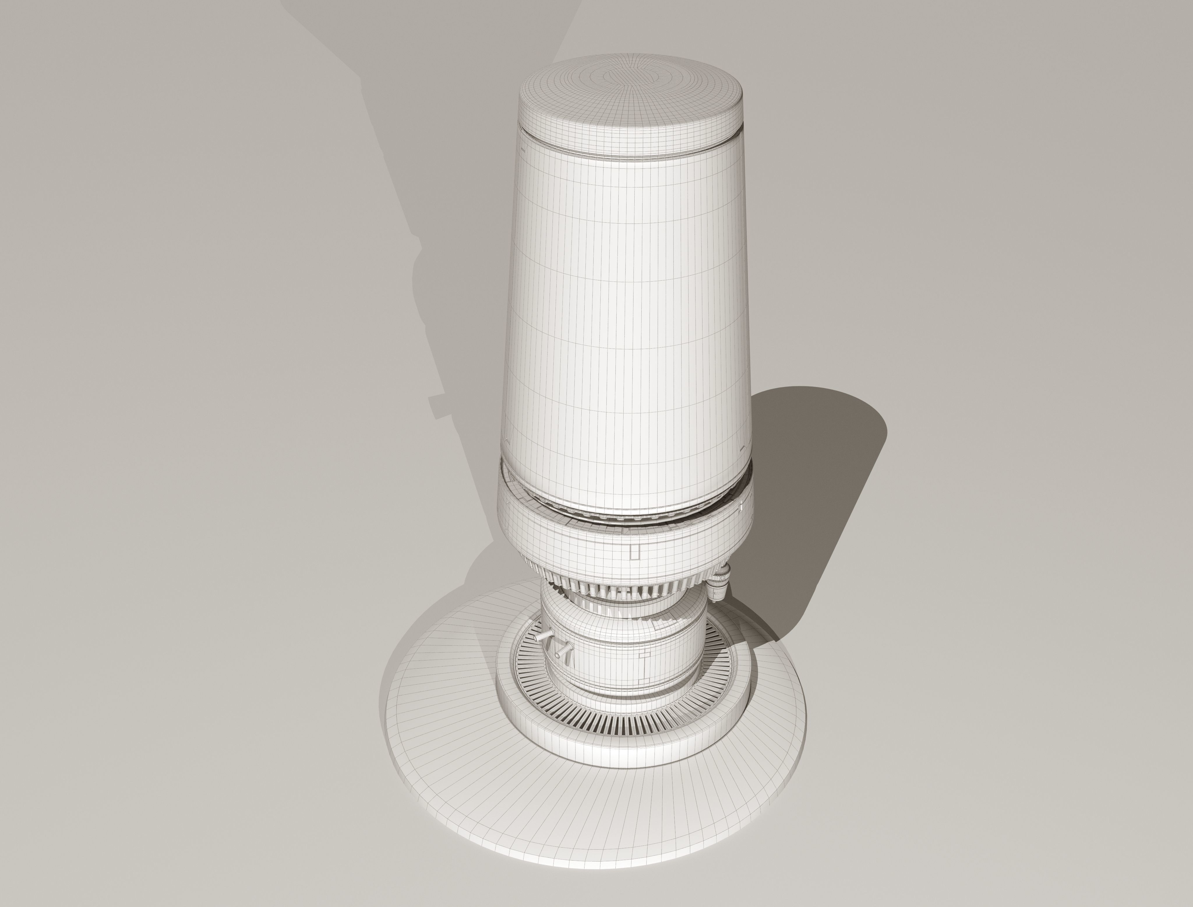 Sci-Fi Moisture Tower 3D model_17