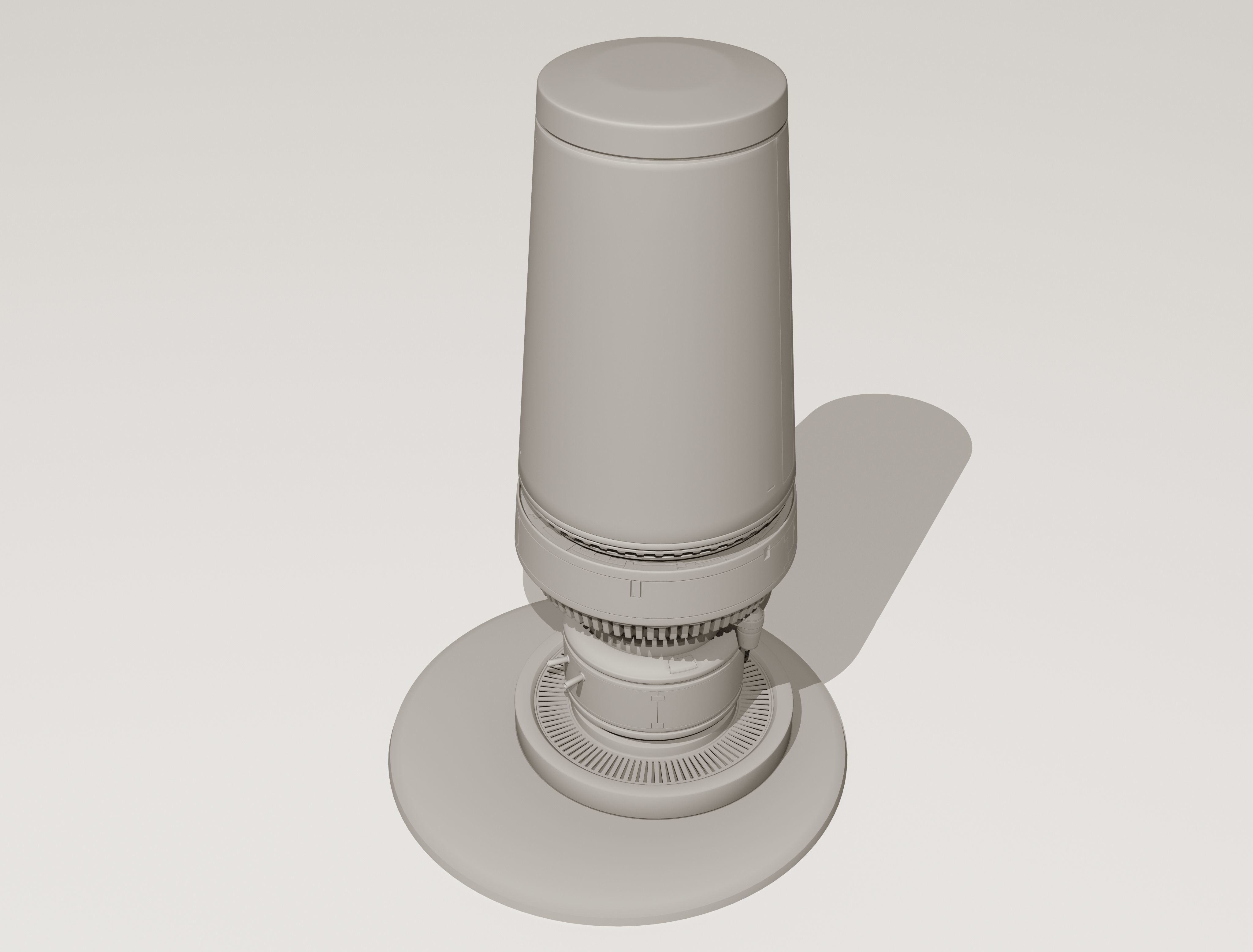 Sci-Fi Moisture Tower 3D model_9
