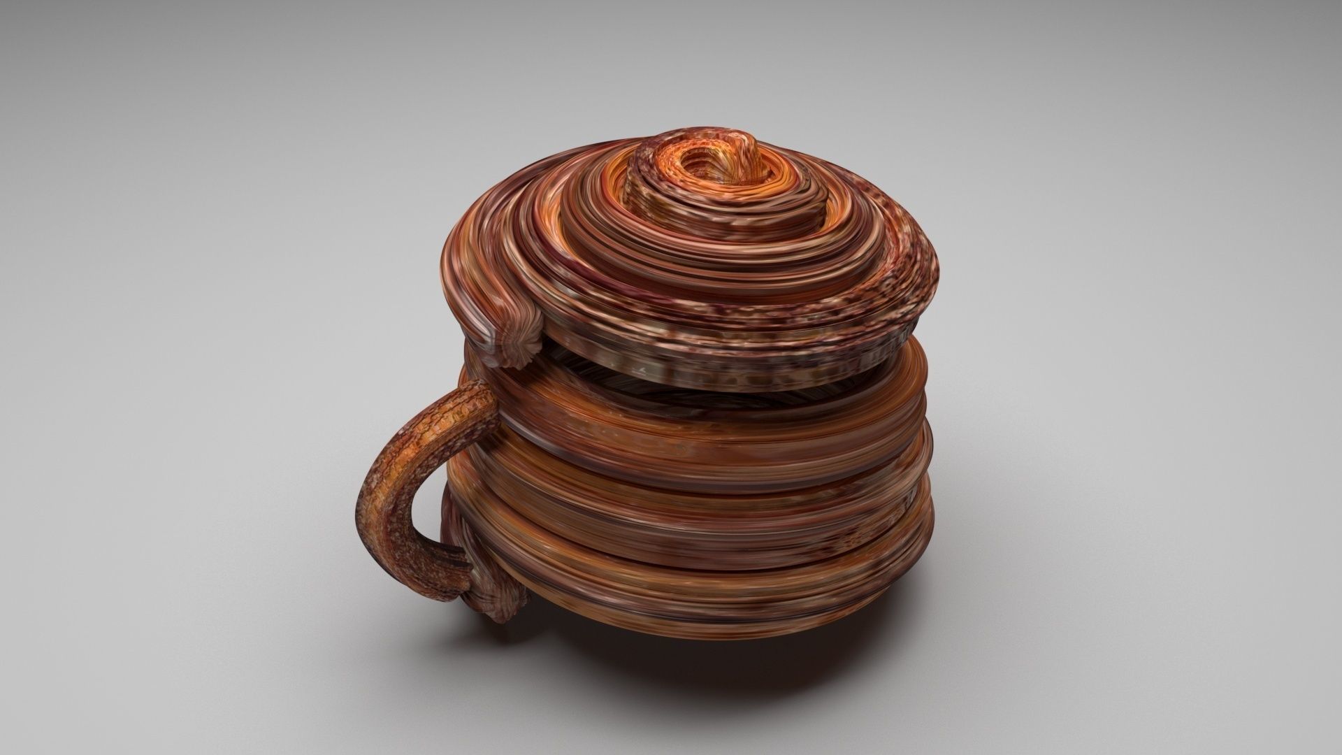 Churro Mug 3D model_7