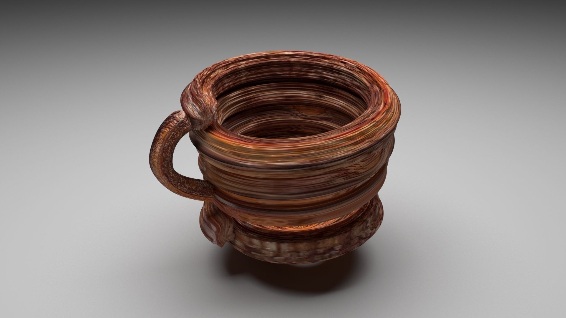 Churro Mug 3D model_2