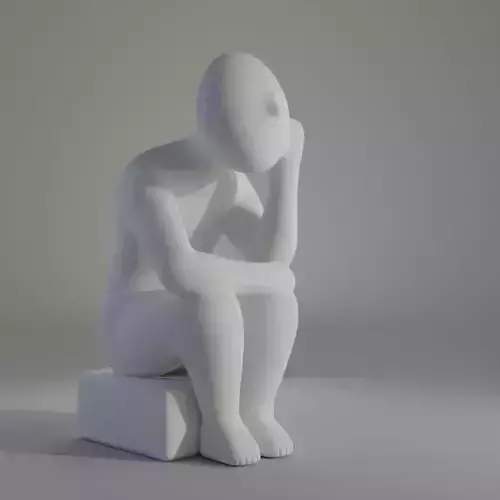 Cycladic Thinking Man