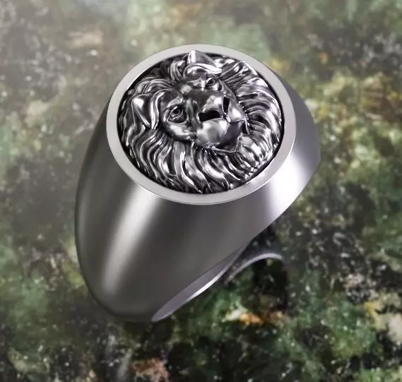 Lion Men Ring 3D print model