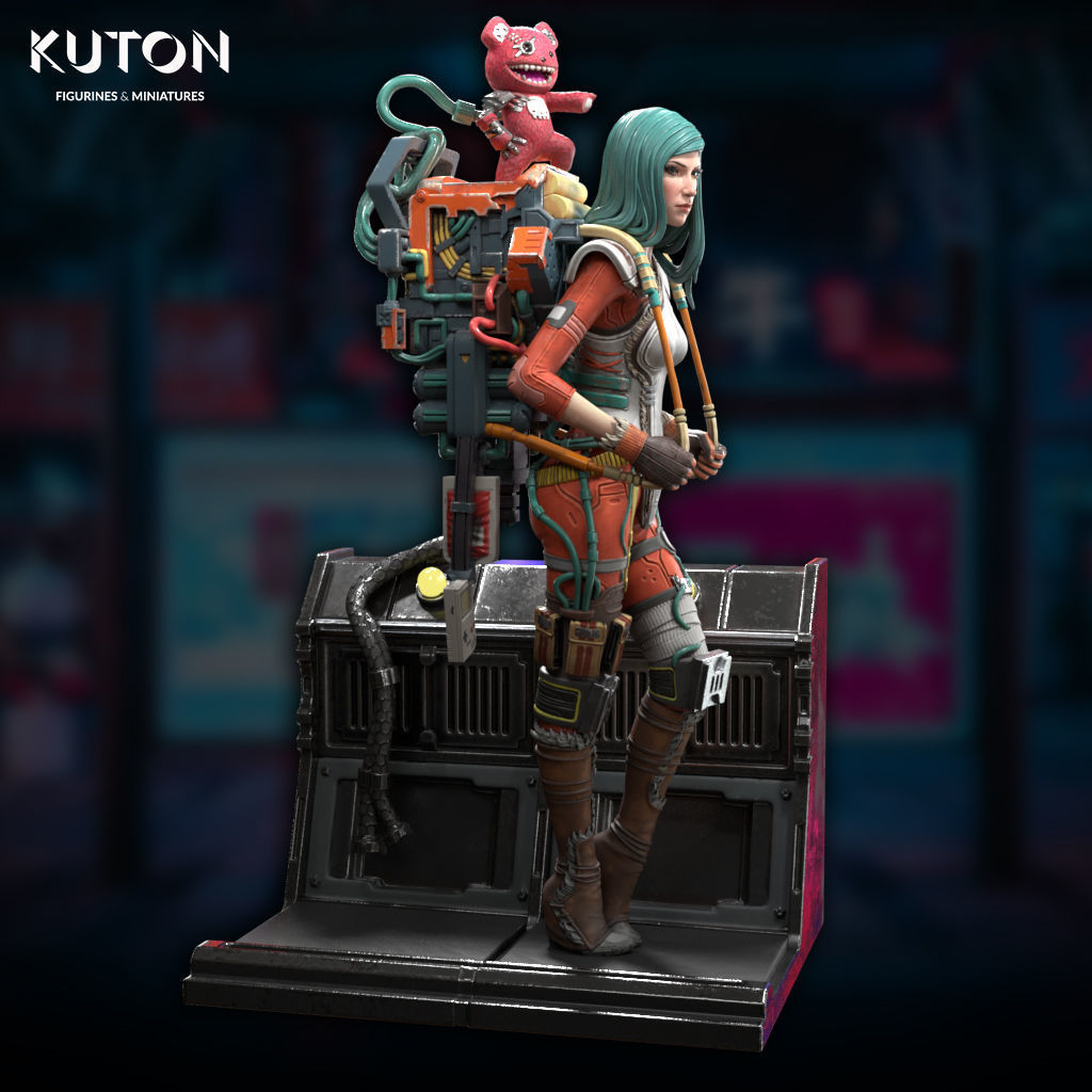 Lu and Vega 3D print model_3