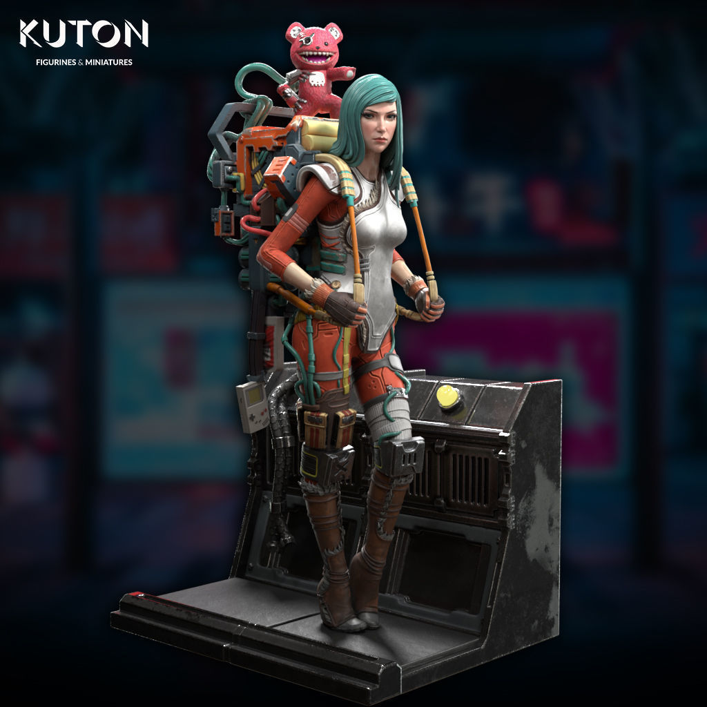 Lu and Vega 3D print model_1