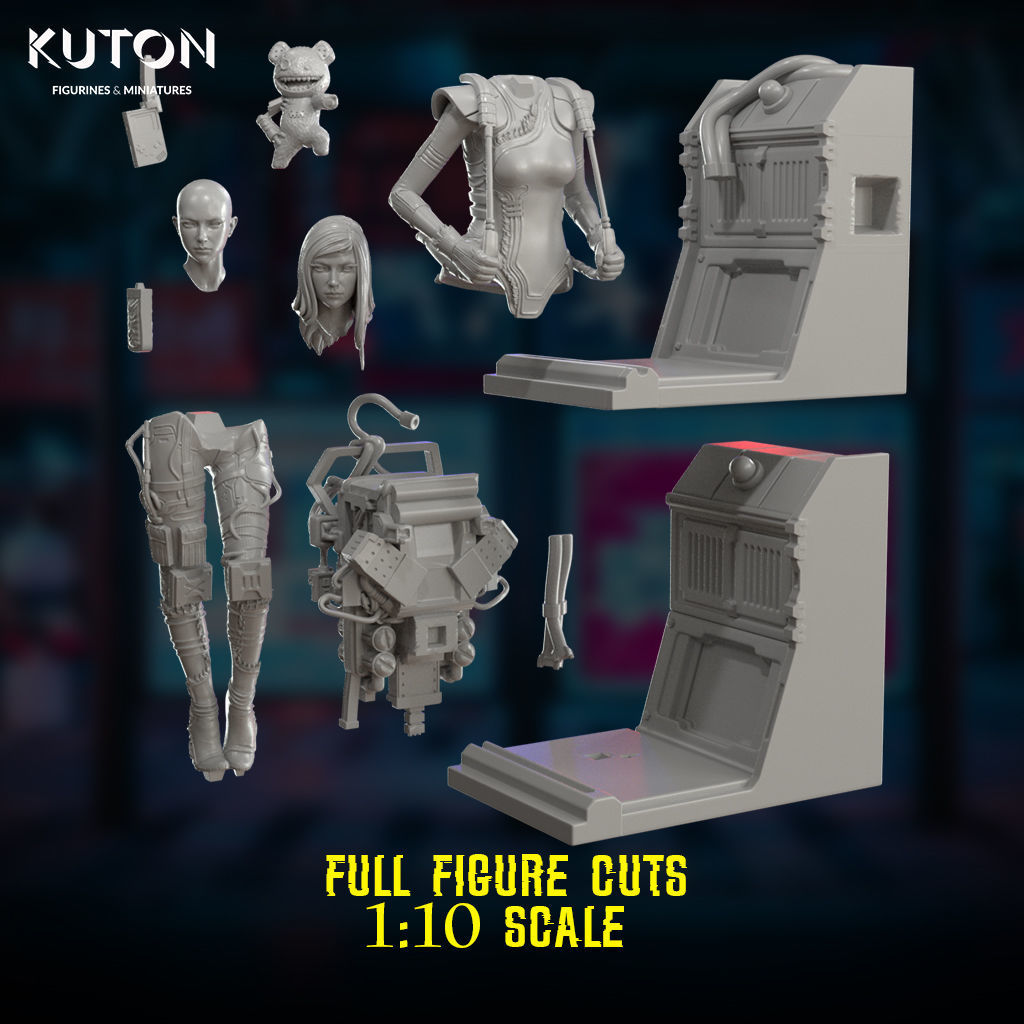 Lu and Vega 3D print model_10