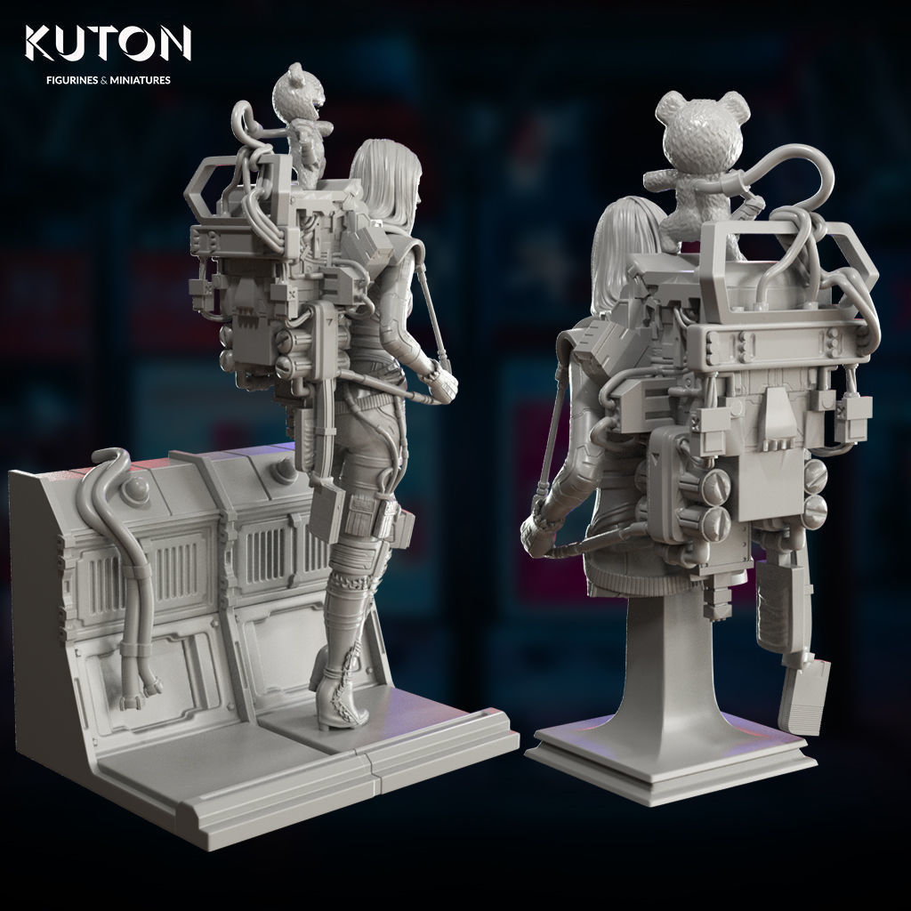 Lu and Vega 3D print model_8