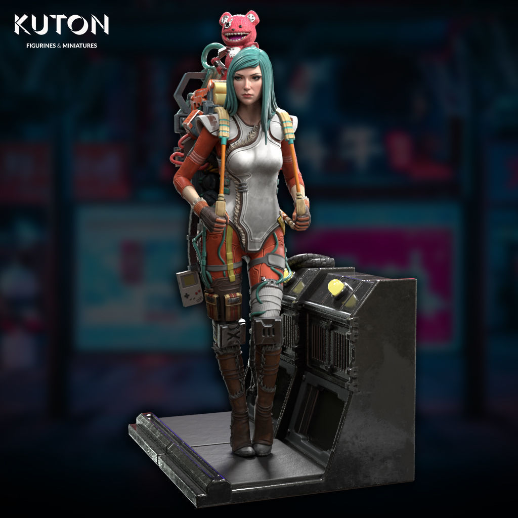 Lu and Vega 3D print model_2