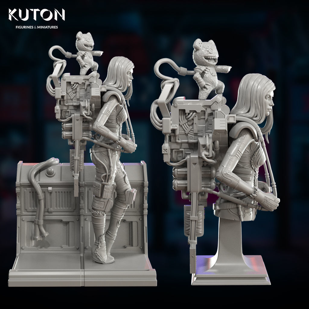 Lu and Vega 3D print model_5