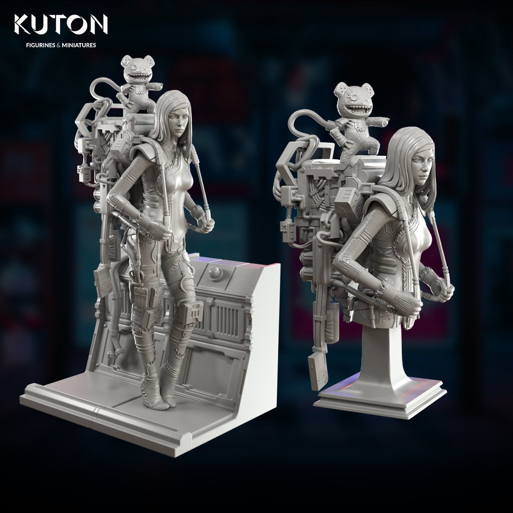 Lu and Vega 3D print model_7