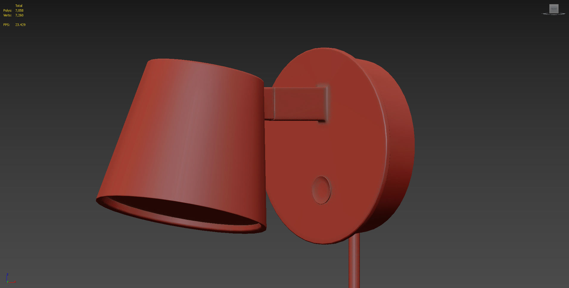 Tip Wall Lamp by Muuto 3D model_4