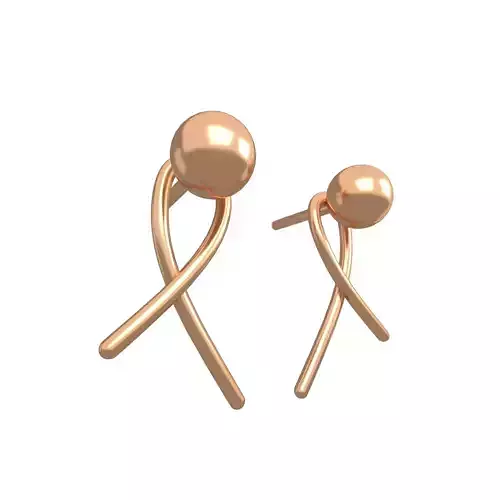 Simple Earring v1 003