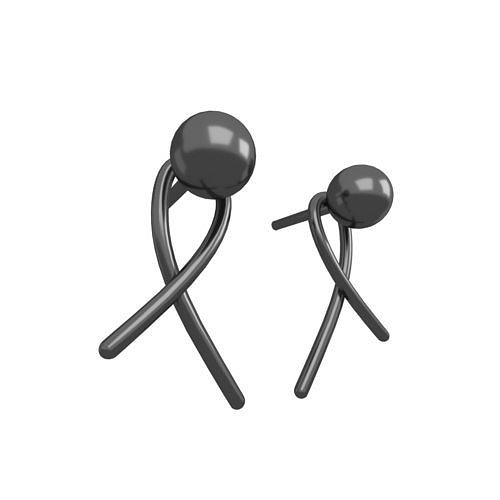 Simple Earring v1 004 Low-poly 3D model