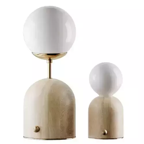 Handturned Maple Domos Lamp from Cofield