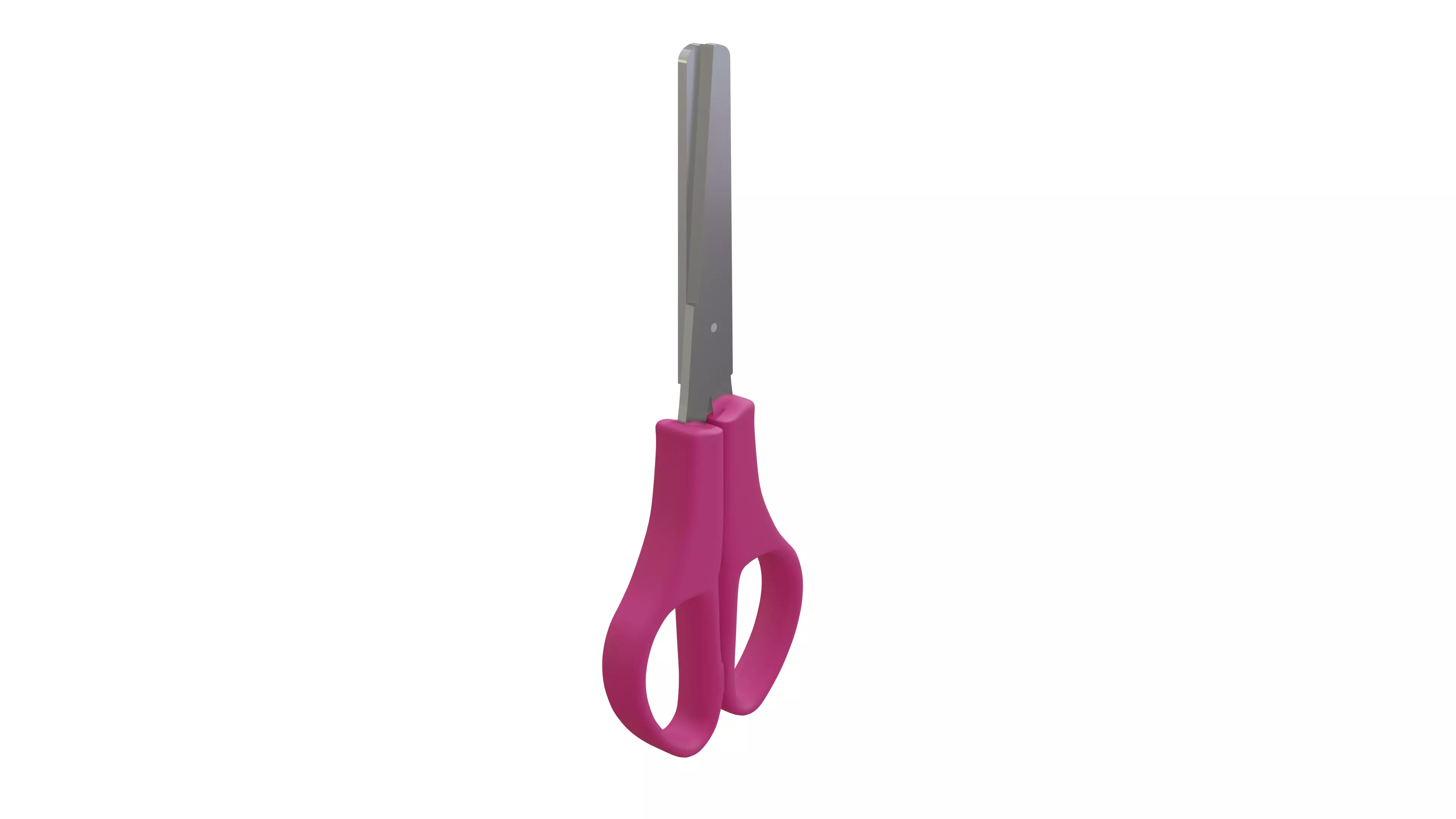 Baby Cutting Scissor Free low-poly 3D model