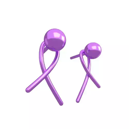 Simple Earring v1 007